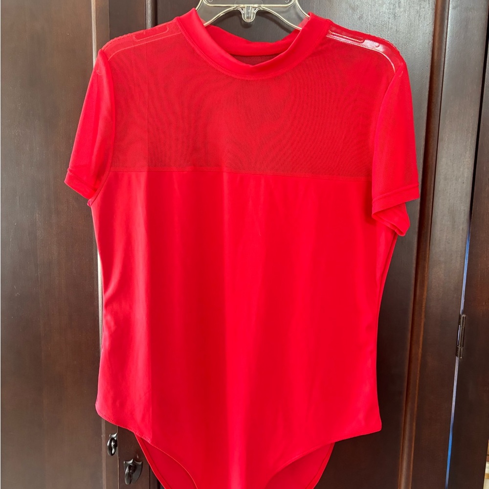 ❤️ Vibrant Red Bodysuit